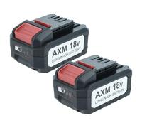 EXTENSILO 2X Batterie Compatible avec Flex Lithium Power 18 V | outil électrique (2500 mAh, Li-ion, 18 V)