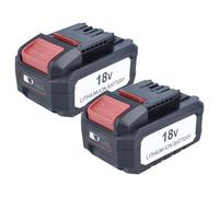 EXTENSILO 2x batterie compatible avec Flex VCE 26 L MC 18.0, WL 500 18.0 | pour WL 3000 18.0, VC-SE 9 2x18 outil électrique (2500 mAh, Li-ion, 18 V)