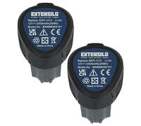 EXTENSILO 2X Batteries Compatible avec Hendi Couteau à Kebab (2500 mAh, Li-ION, 12 V)