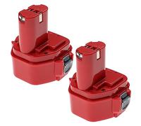 EXTENSILO 2x Batteries remplacement pour Klauke RA3, RA4, RA5 pour outil électrique (3300 mAh, NiMH, 12 V)