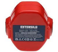 EXTENSILO 2x Batterie remplacement pour Makita 1434, 192600-1, 1435, 1422, 1422 192600-1, 1433, 1435F, 1420 pour outil électrique (3300 mAh, NiMH, 14,4 V)