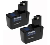 EXTENSILO 2X Batterie Remplacement pour Würth 702300712, 702 300 512, 702300 512, 702 300512, 702300512 pour Outil électrique (3300 mAh, NiMH, 12 V)