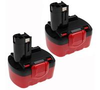 EXTENSILO 2x Batteries compatible avec Bosch PSR 14.4VE-2(/B), PSR1440, PSR1440/B, PSR 140, PST 14.4V, VE-2 outil électrique (3300 mAh, NiMH, 14,4 V)