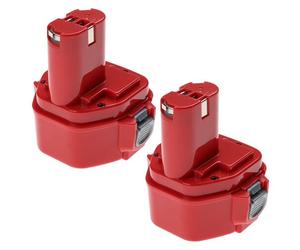 EXTENSILO 2x Batteries compatible avec Greenlee Gator ESG85GL, LS 60 Plus, LS60 outil électrique (3300 mAh, NiMH, 12 V)