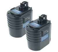 EXTENSILO 2X Batteries Remplacement pour Bosch 2607335097 | 2607335098, 2607335163, 2 607 335 097 pour outil électrique (3300 mAh, NiMH, 24 V)