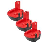 EXTENSILO 3X Batterie Compatible avec Spit HDI 244, HDI 220 Outil électrique (3300 mAh, NiMH, 12 V)