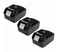 EXTENSILO 3x Batteries compatible avec Makita BHR240, BHR240Z, BHR241, BHR241F, BHR241RFE outil électrique (2500 mAh, Li-ion, 18 V)