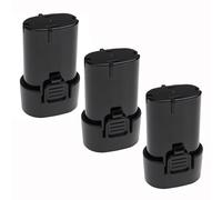EXTENSILO 3x Batteries remplacement pour Makita 194355-4, 194356-2, BL7010 pour outil électrique (2500 mAh, Li-ion, 7,2 V)