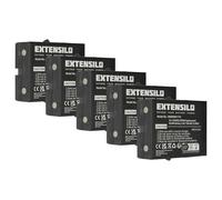 EXTENSILO 5X Batterie Remplacement pour Danfoss BT06K | 2303692 pour opérateur télécommande industrielle (750mAh, 4,8V, NiMH)