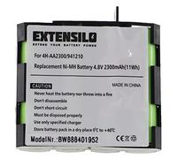 EXTENSILO Batterie Compatible avec Compex Runner | Sport Elite, Performance, SP2.0, SP4.0, Sport appareil médical (2300mAh, 4,8V, NiMH)