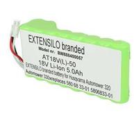 EXTENSILO Batterie compatible avec Husqvarna Automower 420, 330X 2014, 330X 2015, 420 2016 robot tondeuse (5000mAh, 18V, Li-ion) G