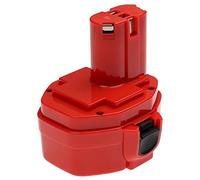 EXTENSILO 1x Batterie compatible avec Makita 6336DWDE, 6336DWBE, 6337DWAE, 6337D, 6337DWDE, 6337DWDESP outil électrique (3300 mAh, NiMH, 14,4 V)