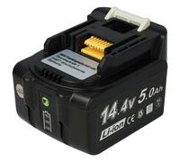 EXTENSILO Batterie compatible avec Makita DCL140Z, DA340DRF, DCM501, DCM501Z, DCM501ZAR, DCL140 outil électrique (5000 mAh, Li-ion, 14,4 V)