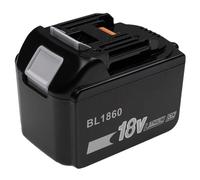 EXTENSILO Batterie compatible avec Makita DUP361Z, DUR181RFE, DUP361ZN, DUP362, DUP362Z, DUR181 outil électrique (6000 mAh, Li-ion, 18 V)