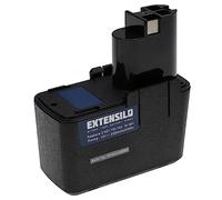 EXTENSILO Batterie remplacement pour Bosch 2 607 335 054, 2 607 335 055, 2 607 335 071, 2 607 335 081 pour outil électrique (3300 mAh, NiMH, 12 V)