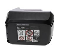 EXTENSILO Batterie remplacement pour Makita 195608-4, 196367-3, 198186-3, BL1813G, BL1815G, BL1820G pour outil électrique (5000 mAh, Li-ion, 18 V)