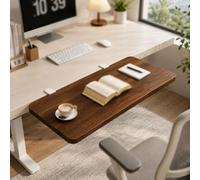 Extension Bureau Pliable Ergonomique for Espace de Travail | Tablette supplémentaire polyvalente économise de la place adaptée aux accessoires(Brown2,90*20cm/35.4*7.8in)