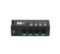 Extension de Câble Audio/DMX 4 Canaux 3 Broches sur Réseau DMX512 Adaptateur Ethernet XLR Vers RJ45 XLR-Mâle