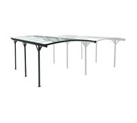 Extension de carport aluminium et polycarbonate 15m² EXTENSION LE MANS