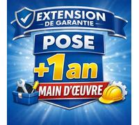 Extension de garantie main duvre portée à 3 ans (soit +1 an supplémentaire).