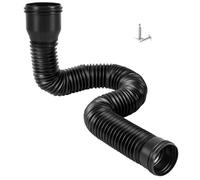 Extension De Gouttière Flexible, Flexible Rallonge De Gouttière, Kit D'Extension De Tuyau De Pluie, Rallonge Ronde Pour Tuyau De Descente 80/100 Mm (Noir,100/80mm)