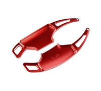 Extension de palettes de changement de vitesse au volant | palette changement vitesse Alliage d'aluminium compatible avec Ford Mustang GT Dark Horse EcoBoost 2024-2026(Red)