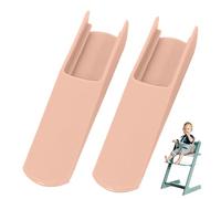 Extension de pied de chaise pour bébé - 14 x 5 cm, lot de 2 protections de sol pour chise de salle à manger | Jambières antidérapantes pour haute, couvre-pieds de chaise pour haute pour
