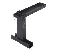 Extension de pied d'échelle 34,04 à 48,26 cm Hauteur réglable Stabilisateur | Niveau d'escalier pliable en acier au carbone pour échelles en acier, 250 kg