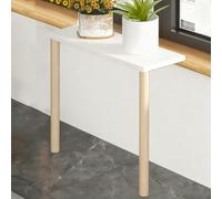 Extension de rebord de fenêtre en bois - Étagère découpable pour économiser de l'espace pour le jardinage d'intérieur et tableau LED (70 x 20 x 80 cm / 28x8x32in) - Solution parfaite pour présenter