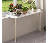 Extension de rebord de fenêtre sans perçage pour plantes - Multicolore, 24,9 x 129,9 cm - Solution de jardinage d'intérieur peu encombrante - Installation facile, tailles polyvalentes pour décoration