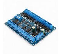 Extension d'E/S 16 Entrées 16 Sorties Module de Commande à Distance RS485 pour Automate, Module IO Multifonction DC 6,5-30V pour Modbus RTU