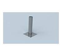 Extension de tête de cheminée Bertrams Ewr 21KV500-180- 2000 Ø 180 mm, simple paroi, 490 mm, sans extrémité d'insertion, acier inoxydable V4A