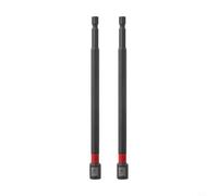 Extension Douille Longue 150mm Réparation Auto | Acier chrome vanadium trempé, longueur 150mm, tailles 6-14mm, usage pour perceuse électrique et pneumatique(2PCS 6mm)