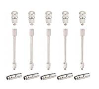 extension flexible et noble Lot de 5 buses de brumisation haute pression en laiton, rallonge de buse flexible,