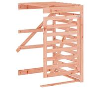 Extension pour boîte à poubelles en bois massif Douglasie | Pour 2, 3 ou 4 tonnes, porte avec serrure, bonne ventilation, montage facile