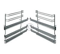 Extension télescopique pour four - Compatible avec Bosch 00708430 HEZ338357-3 prises - Droite et gauche