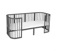 Extension Waldin pour Lit Bébé 7en1 avec Matelas 50 cm sans Lit - Graphite