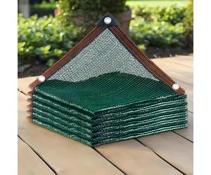 Exterieur Filet D'ombrage Vert Potager Anti Feuille Plantes Couvre 3 Broches 55% en Maille de Protection Solaire,pour Jardin Brise Vent Agricole Serres Voile D'ombrage