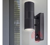 Applique extérieure façades UP DOWN éclairage ALU lampe de jardin spot noir Harm