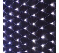 Exterieur Lumières de Noël,9.8 Pi X 6.6 Pi Raccordable Lumieres en Filet Etanche Suspendu Fairy Lights avec 8 Modes,Clignotement Décoration Guirlande Lumineuse pour Jardin Bush -Blanc 6x4m 880leds