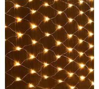 Exterieur Lumières de Noël,9.8 Pi X 6.6 Pi Raccordable Lumieres en Filet Etanche Suspendu Fairy Lights avec 8 Modes,Clignotement Décoration Guirlande Lumineuse pour Jardin Bush -Blanc chaud 10x8m 2600