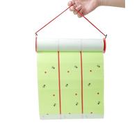 EXTERMION - Piège à mouches collant XXL 10 M - Anti mouche, thrips & moucherons - Attrape mouches écologique et sans produit chimique - Usage intérieur/extérieur pour maison, jardin, serre et terrasse