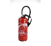 Extincteur à Poudre ABC 6 kg EUROFEU AREX Made in France, à Pression Auxiliaire, avec Support de Fixation et Panneau de Signalisation, pour Véhicules et Domiciles (6 kg)