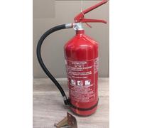 Extincteur à poudre ABC de 6 kg avec support