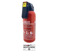 Extincteur à poudre P2 Extincteur auto portable - 2 kg - Classes A, B, C - Rouge