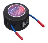 Extincteur Aérosol Autocollant Rond 10g pour Moteur de Voiture 0,1 M³ | Plastique, Fixation Adhésive Arrière, Déclenchement Automatique par Flamme, Couverture Espace Clos pour Véhicules,
