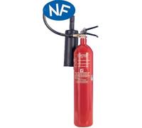 Extincteur CO2 capacité 5 Kg NF & MED avec support de fixation Ref: MBK02-050CA-P1ANF