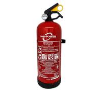 Extincteur de 1 kg, type ABC, avec support, conforme aux normes RINA/MED