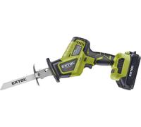 EXTOL CRAFT scie à queue sans fil à une main, BRUSHLESS, 20V Li-ion, 2Ah 402454