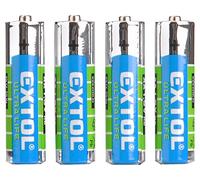 EXTOL LIGHT Piles au chlorure de zinc, 4 pièces, 1.5V AA (LR6)